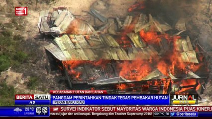 Pangdam Perintahkan Tindak Tegas Pembakar Lahan