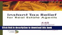 [Download] Instant Tax Relief for Real Estate Agents Hardcover Collection