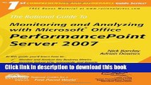 [Read PDF] The Rational Guide To Monitoring and Analyzing with Microsoft Office PerformancePoint