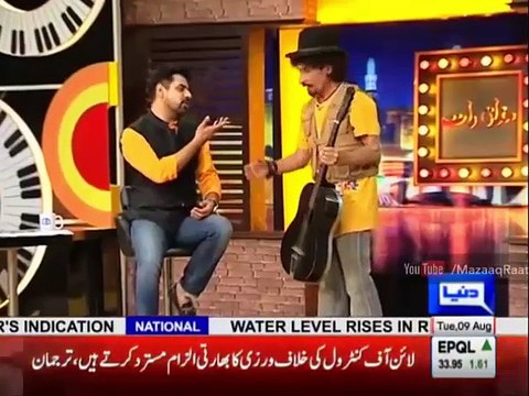 Fabulous John Farry, Mazaaq Raat 9 August 2016 - Ajmal Khan مذاق رات - Dunya News