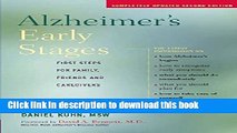 [Popular] Alzheimer s Early Stages: First Steps for Family, Friends and Caregivers Paperback Free