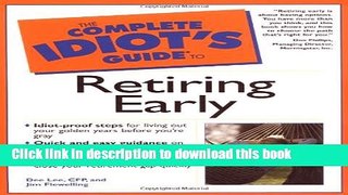 [Popular] Complete Idiot Guide Retiring Early 1e Hardcover OnlineCollection