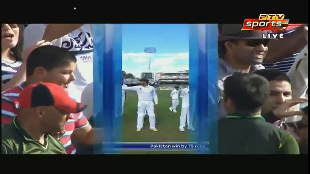 Check out the Celebration of Pakistan Cricket Team After Winning Against England