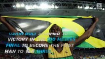 Usain Bolt wins third straight Olympic gold medal in 100-meter final