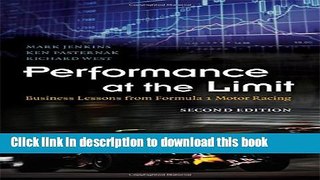 [Read PDF] Performance at the Limit: Business Lessons from Formula 1 Motor Racing Download Online
