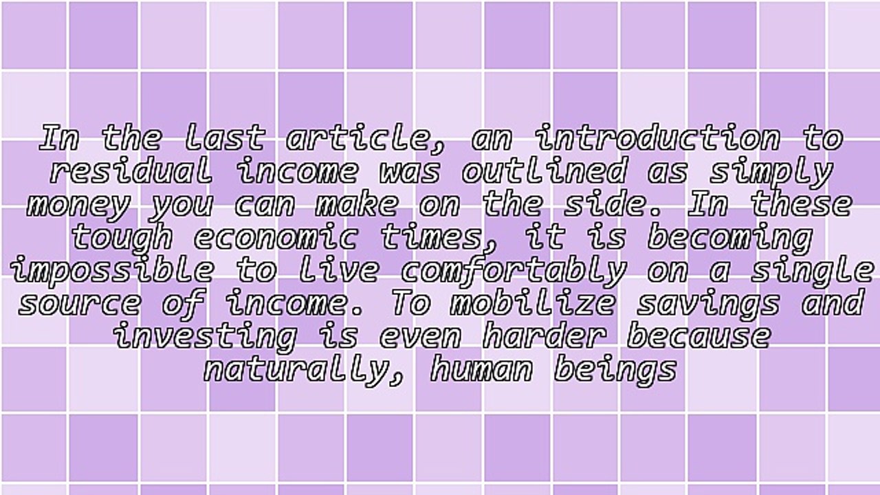 Best Ideas for Residual Income - Tips on How to Earn Money on the Side