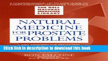 [Popular] Natural Medicine for Prostate Problems: The Dell Natural Medicine Library Paperback