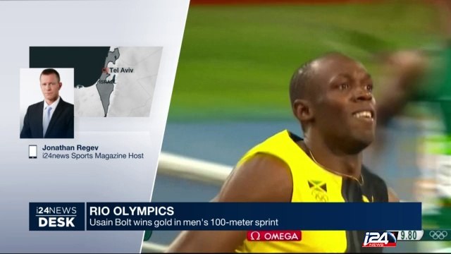 Usain Bolt wins gold in men's 100-meter sprint