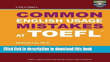 [Download] Columbia Common English Usage Mistakes at TOEFL Kindle Collection