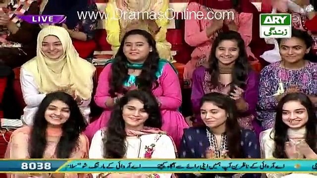 Check out Iqrar ul Hassan Son Sings Milli Nagma in a Live Show