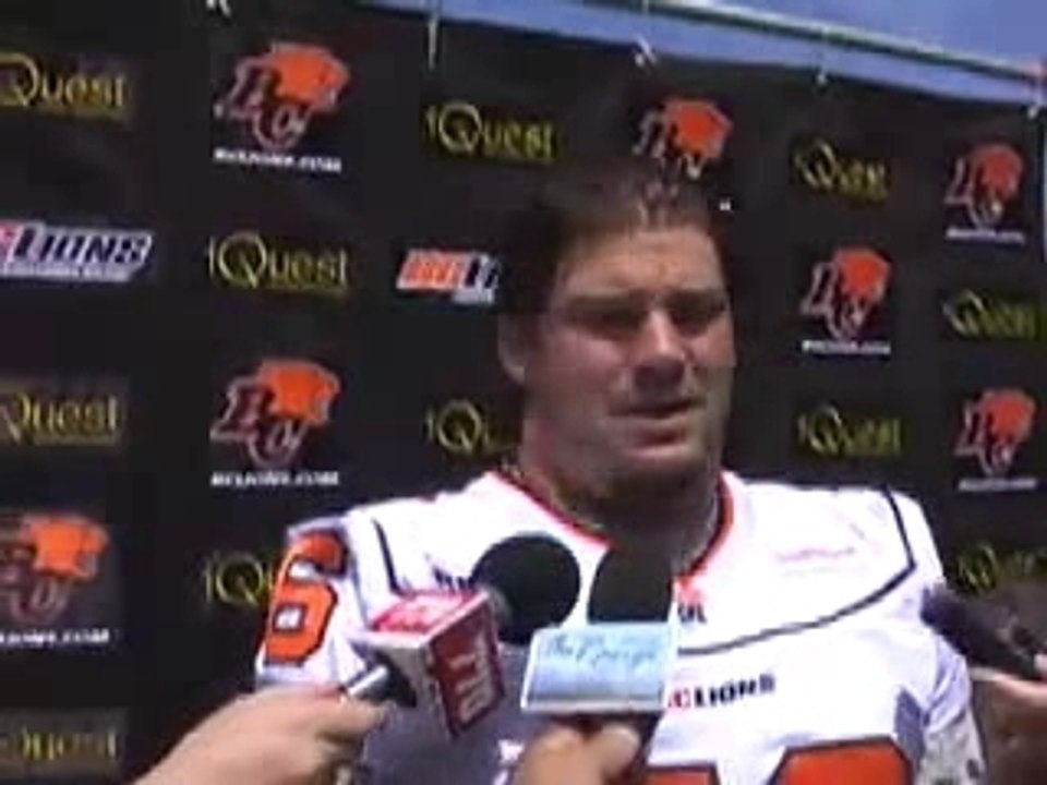 Lions OT Rob Murphy scrum, July 27