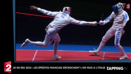 JO de Rio 2016 : les épéistes français décrochent l’or pour la troisième fois consécutive  (Vidéo)