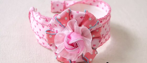Vidéo 31 photo  Comment faire un bandeau de cheveux en rubans pour filles
