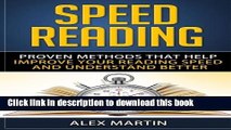[Download] Speed Reading: Learn How to Read and Understand Faster in Just 2 hours Paperback Online