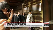 Korean gov't expresses regret over Japanese politicians' visit to Yasukuni Shrine