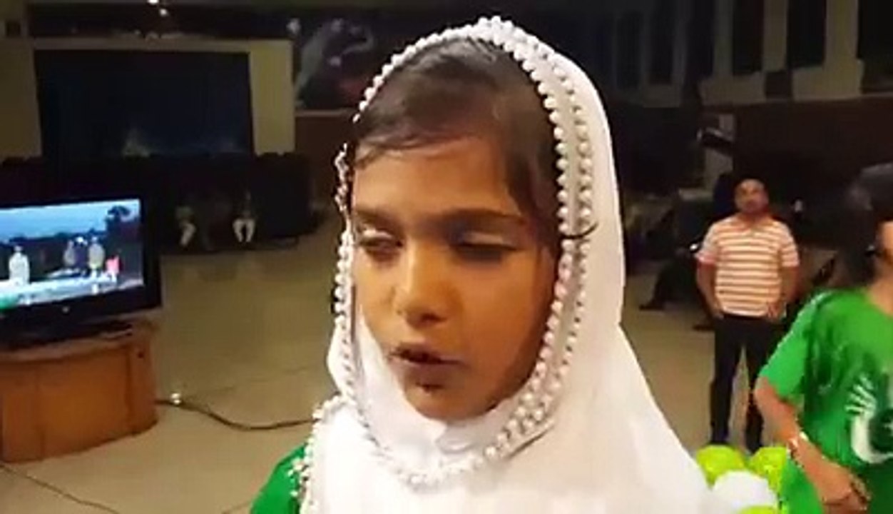 A Watan kay sajeelay jawanon by a Pakistani girl Memoona Sajid on 14th August 2016