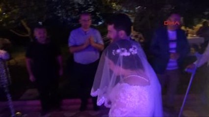 Tokat Darbe Gazisi Düğününe Koltuk Değneği ile Katıldı