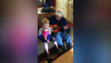 Kid Makes Up Lyrics to Grandpa s Song