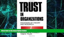 Must Have PDF  Trust in Organizations: Frontiers of Theory and Research  Best Seller Books Best