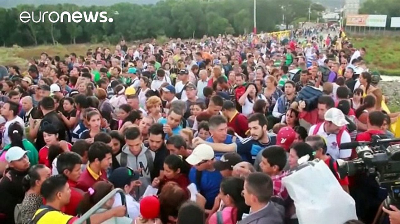 Venezuala: Tausende strömen nach Grenzöffnung in kolumbianische Geschäfte