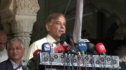 CM Punjab Shehbaz Sharif address at Huzuri Bagh, Lahore on 14 August 2016