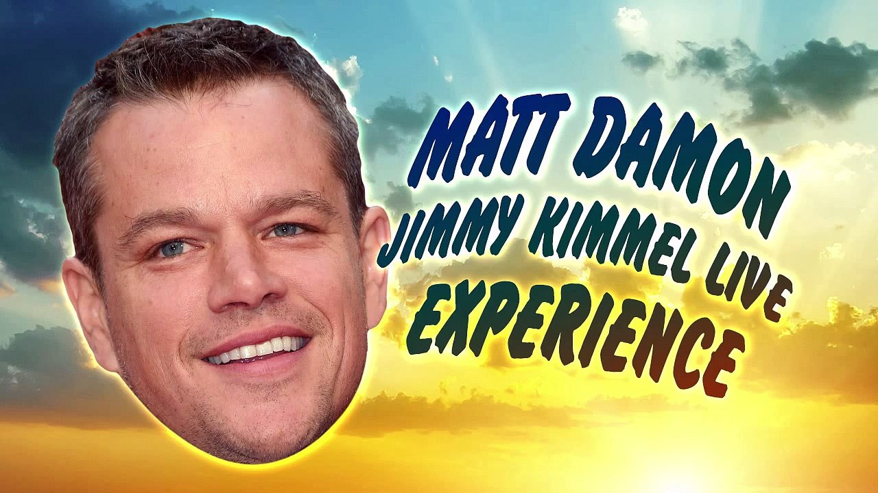 Matt Damon essaie de se faire passer pour Ben Affleck pour pénétrer sur le plateau de Jimmy Kimmel