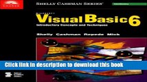 [PDF Kindle] Microsoft Visual Basic 6: Introductory Concepts and Techniques (Shelly Cashman
