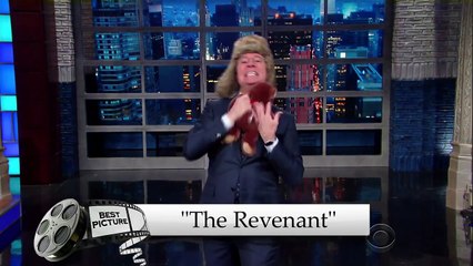 Stephen Colbert rejoue les 8 films nommés à l'Oscar en deux minutes