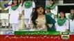 See How Sanam Baloch Starts Her Morning Show On Independence 14th August 2016