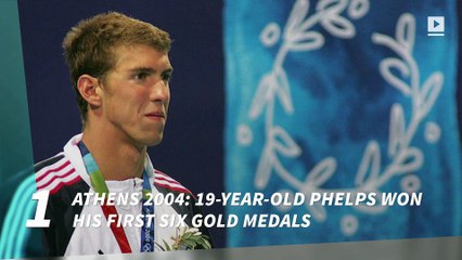 Looking back at Michael Phelps' greatest Olympic moments