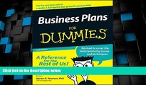 Big Deals  Business Plans For Dummies  Free Full Read Most Wanted