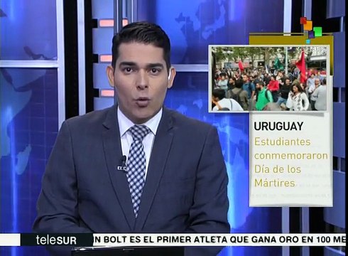 Conmemoran en Uruguay el Día de los mártires estudiantiles