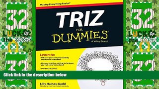 Big Deals  TRIZ For Dummies  Free Full Read Most Wanted