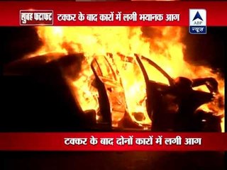 Road mishap at Pragati Maidan, no causality