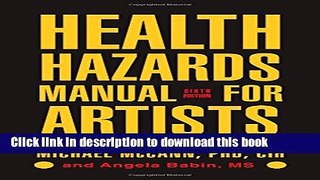 [Popular Books] Health Hazards Manual for Artists Full Online