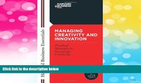 READ FREE FULL  Managing Creativity and Innovation (Harvard Business Essentials)  READ Ebook