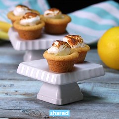 Lemon Meringue Cookie Cups