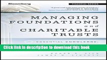 [Download] Managing Foundations and Charitable Trusts: Essential Knowledge, Tools, and Techniques