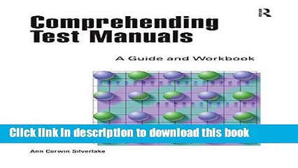 [Download] Comprehending Test Manuals: A Guide and Workbook Paperback Collection