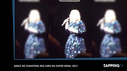Super Bowl 2017 : Adele refuse de chanter pendant le show de la mi-temps (Vidéo)