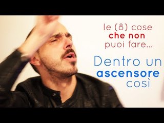 Le 8 cose che non puoi fare...dentro un ascensore (come questo)