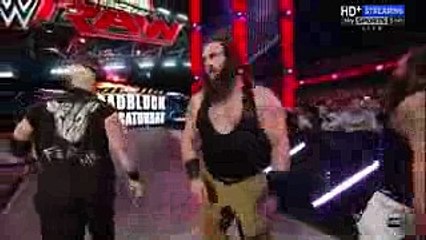 WWE RAW 3 7 2016 Dean Ambrose gets revenge on Triple H