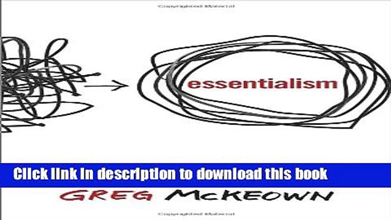 [Download] Essentialism: The Disciplined Pursuit of Less Hardcover Collection