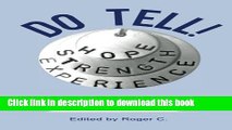 [Popular Books] Do Tell!: Stories by Atheists and Agnostics in AA Free Online