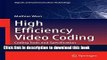 [PDF Kindle] High Efficiency Video Coding: Coding Tools and Specification (Signals and