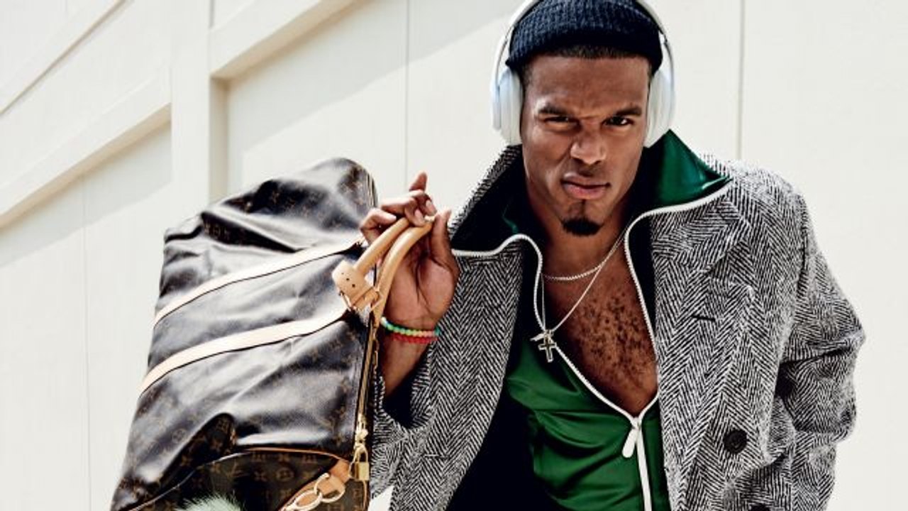 Go Behind the Scenes at Cam Newton’s September GQ Cover Shoot