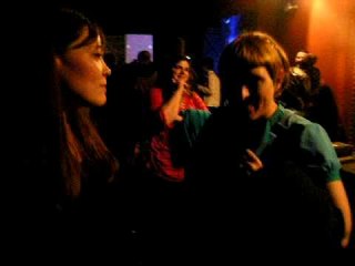 Sara Lov and Denise @ Circolo degli artisti, backstage.