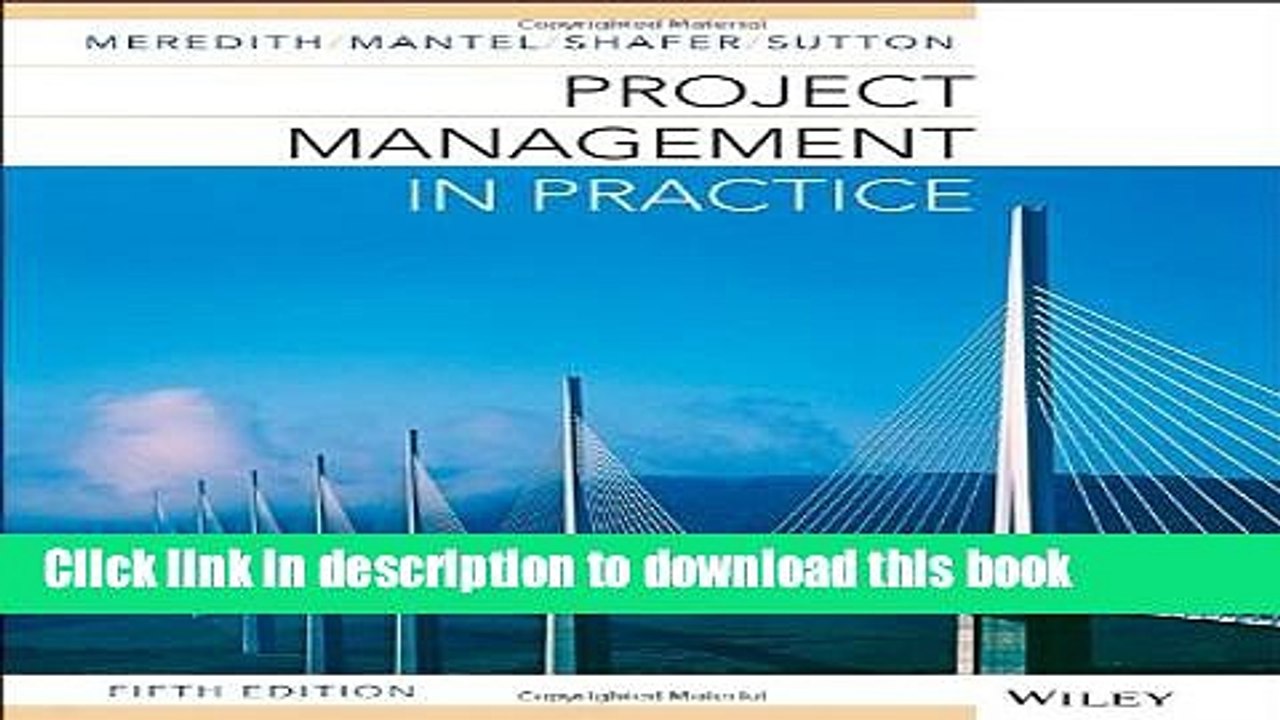 [Download] Project Management in Practice Paperback Free