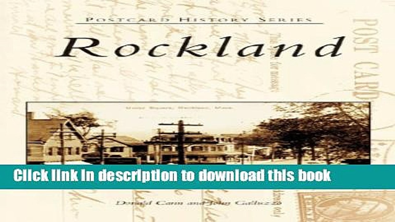 [Download] Rockland   (MA)  (Postcard  History  Series) Paperback Free