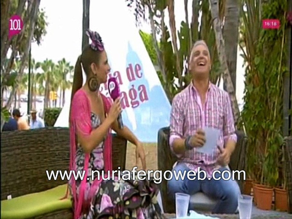 Nuria Fergó: Entrevista en el programa especial de la Feria de Málaga de "101 TV Málaga"